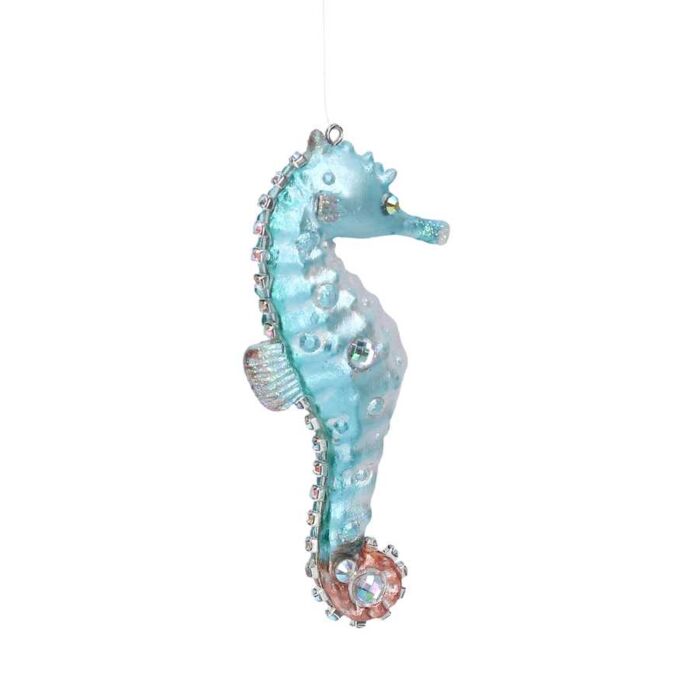 Gisela Graham Resin Seahorse Decoration-2